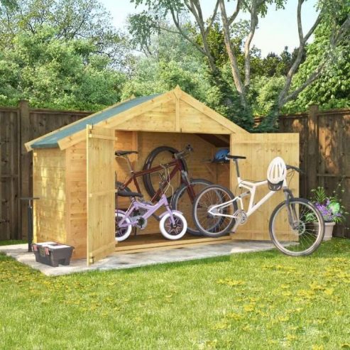 Garden Buildings Direct 3×8 cycle store